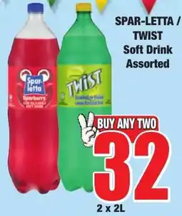 Boxer Superstores SPAR-LETTA / TWIST Soft Drink Assorted offer