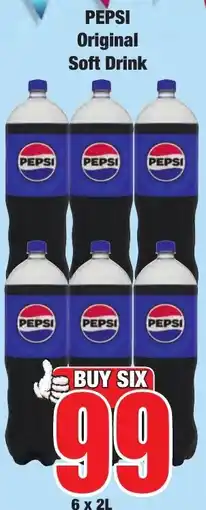 Boxer Superstores PEPSI Original Soft Drink offer