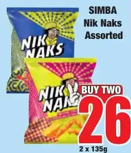 Boxer Superstores SIMBA Nik Naks Assorted offer