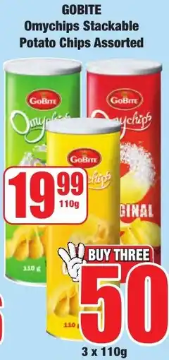 Boxer Superstores GOBITE Omychips Stackable Potato Chips Assorted offer