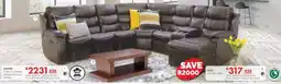 Beares CAMMI 7-PIECE CORNER CHAISE LEATHER UPPERS offer