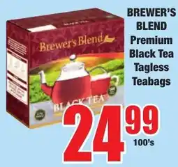 Boxer Superstores Brewer's Blend Premium Black Tea Tagless Teabags offer