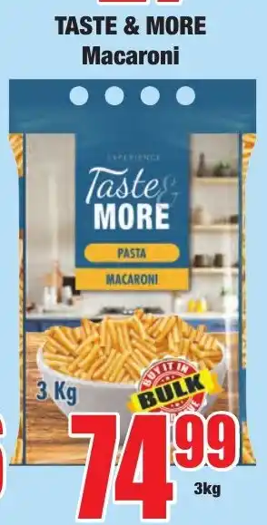 Boxer Superstores Taste & More Macaroni offer