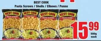 Boxer Superstores BEST COOK Pasta Screws / Shells / Elbows / Penne offer