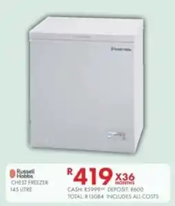Beares Russell Hobbs Chest Freezer offer