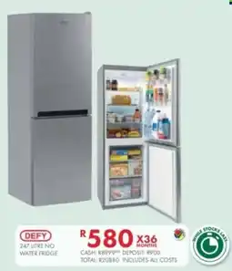 Beares Defy no water fridge offer