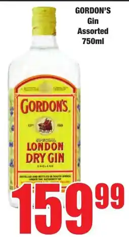 Boxer Superstores GORDON'S Gin Assorted offer