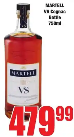 Boxer Superstores Martell VS Cognac Bottle offer