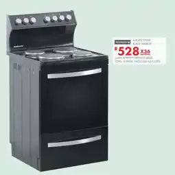Beares Kelvinator 4-plate stove black mirror offer