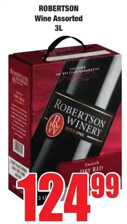 Boxer Superstores Robertson Wine Assorted offer