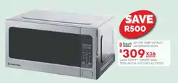 Beares Russell Hobbs Dark Metallic Microwave Oven offer