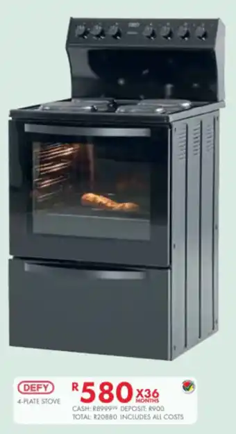 Beares DEFY 4-PLATE STOVE offer