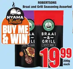 Boxer Superstores ROBERTSONS Braai and Grill Seasoning Assorted offer