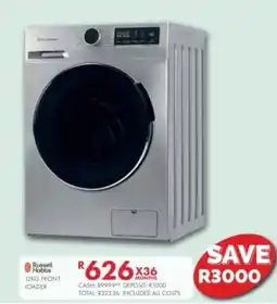 Beares Russell Hobbs 12KG FRONT LOADER offer
