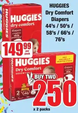 Boxer Superstores Huggies Dry Comfort Diapers offer
