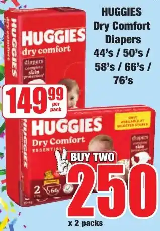 Boxer Superstores Huggies Dry Comfort Diapers offer