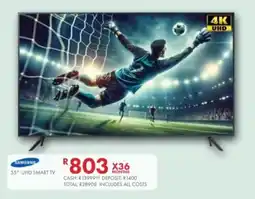 Beares Samsung 55" UHD Smart TV offer