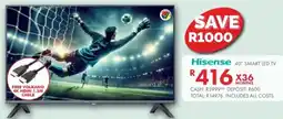Beares Hisense 40" SMART LED TV offer
