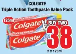 Boxer Superstores Colgate Triple Action Toothpaste Value Pack offer