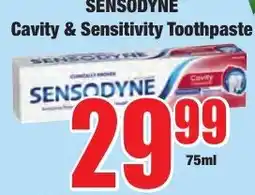 Boxer Superstores Sensodyne Cavity & Sensitivity Toothpaste offer