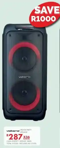 Beares Volkano helios party speaker offer