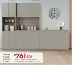 Beares St lucia kitchen scheme offer