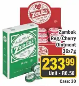 J&E Cash and Carry Zambuk Reg/Cherry Ointment offer
