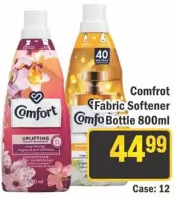 J&E Cash and Carry Comfort Fabric Softener Comfo Bottle 800ml offer