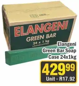 J&E Cash and Carry Elangeni Green Bar Soap offer
