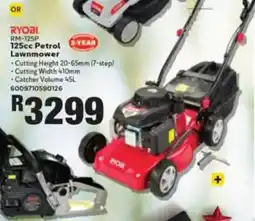 Build It Ryobi 125cc petrol lawnmower offer