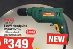 Build It Ryobi 550w handyline impact drill offer