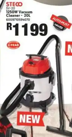 Build It Steco 1250w vacuum cleaner offer