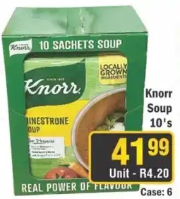 J&E Cash and Carry Knorr Soup 10's offer