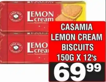 Advance Cash n Carry CASAMIA LEMON CREAM BISCUITS offer