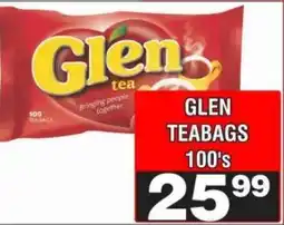 Advance Cash n Carry Glen Teabags offer