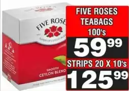 Advance Cash n Carry Five Roses Teabags offer