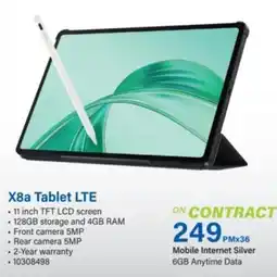 Incredible Connection X8a Tablet LTE offer