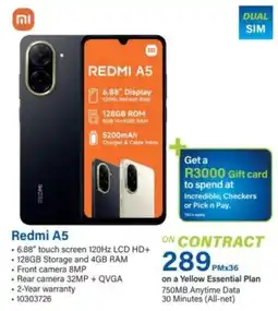 Incredible Connection Redmi A5 offer