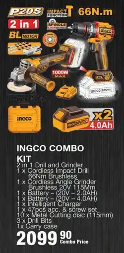 Build It Ingco combo kit offer