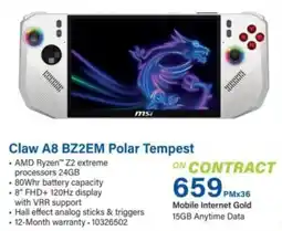 Incredible Connection Claw A8 BZ2EM Polar Tempest offer