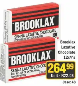 J&E Cash and Carry Brooklax Senna Laxative Chocolate offer