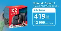 Cellucity Nintendo Switch 2 + Mario Kart World bundle offer