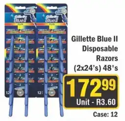 J&E Cash and Carry Gillette Blue II Disposable Razors offer