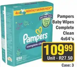 J&E Cash and Carry Pampers Baby Wipes Complete Clean offer
