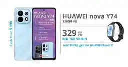 Cellucity Huawei Nova Y74 offer