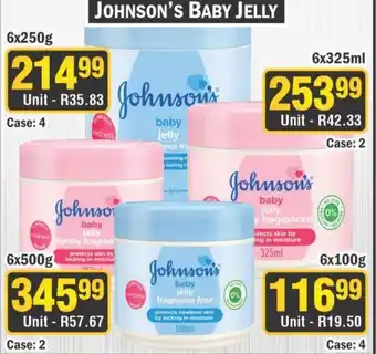 J&E Cash and Carry Johnson's Baby Jelly offer