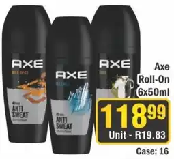 J&E Cash and Carry Axe Roll-On offer