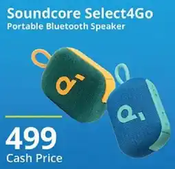 Cellucity Soundcore Select4Go Portable Bluetooth Speaker offer