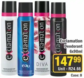 J&E Cash and Carry Exclamation Deodorant offer