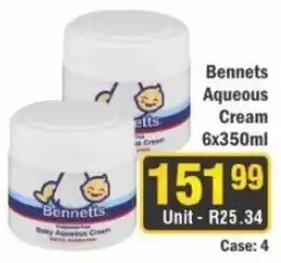 J&E Cash and Carry Bennets Aqueous Cream offer